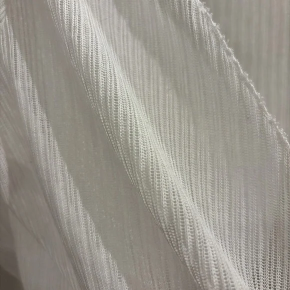 Zara White Sheer Blouse - Picture 4 of 5